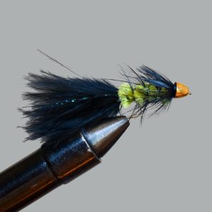 woolly bugger olive/black (conehead)
