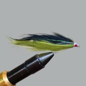 double bunny olive/black