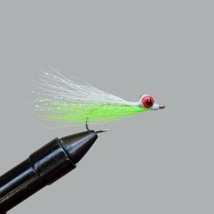 clouser minnow (white chartreuse)