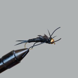 kaufmann's black stonefly rubber legs (beadhead)