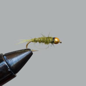 hare's ear olive (beadhead)