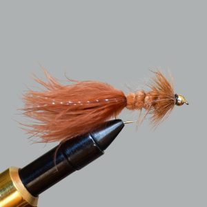 woolly bugger brown (beadhead)